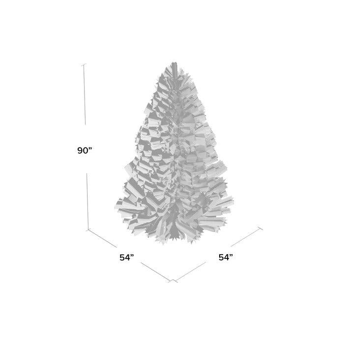 7.5 ft North Valley Black Spruce Pre-Lit Christmas Tree