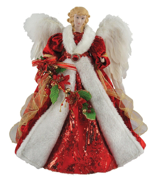Poinsettia Angel Tree Topper