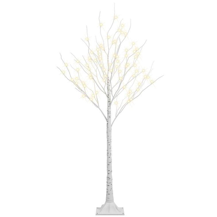 Pre-Lit Birch Tree 72 Light LEDLighted Trees & Branches