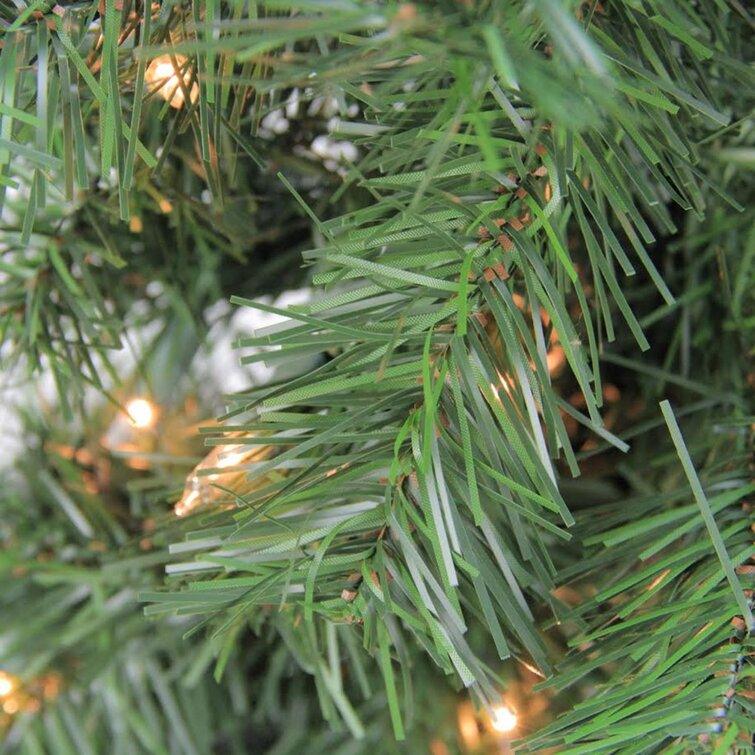 Set of 3 Pre-Lit Woodland Alpine Artificial Christmas Trees 3' 4' and 5' - Clear Lights (Set of 3)