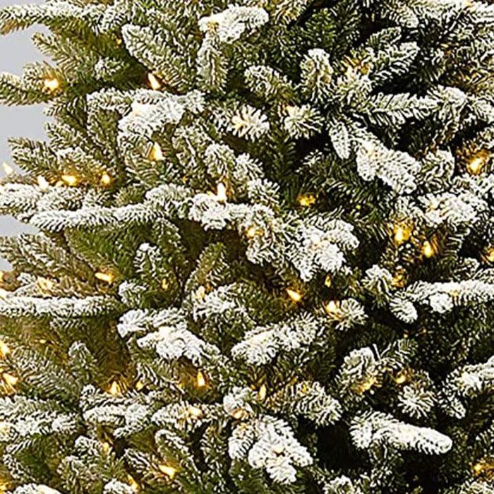 7.5 ft Snowy Sierra Spruce Pre-Lit Christmas Tree