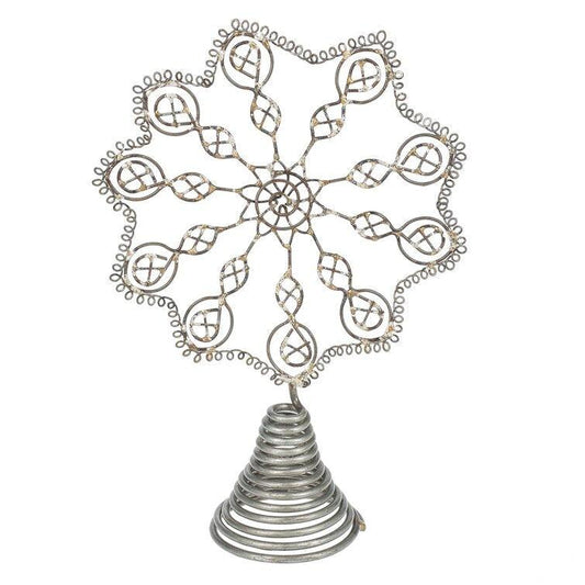Snowflake Christmas Tree Topper