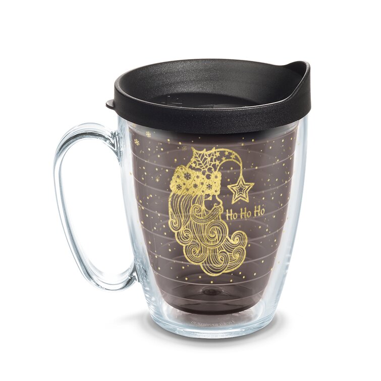 Tervis Tumbler Golden Santa 16 oz Insulated Travel Mug