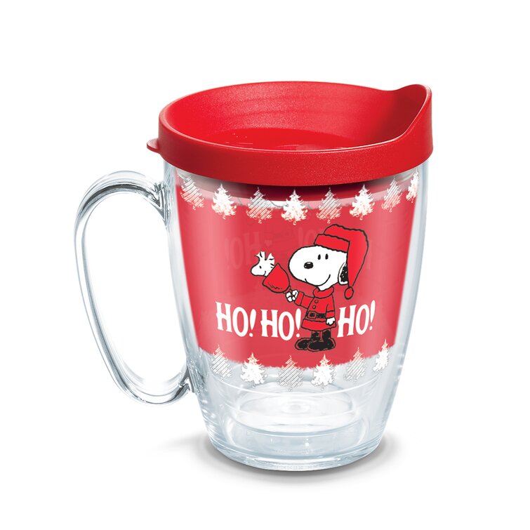 Tervis Tumbler Peanuts Ho Ho Christmas 16 oz Insulated Travel Mug