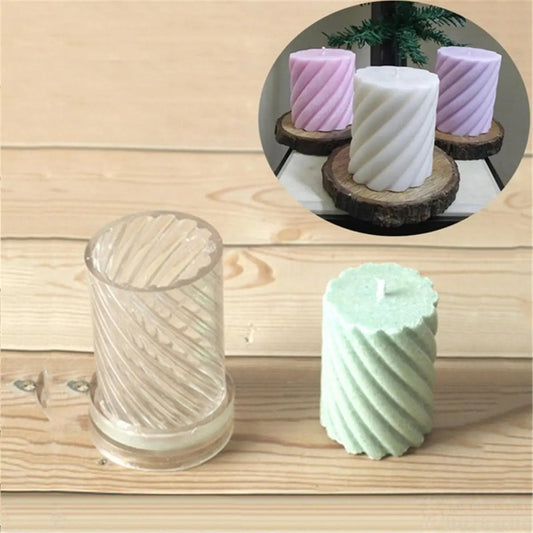 Candle Mold Plastic Spiral Shape DIY Craft Tool