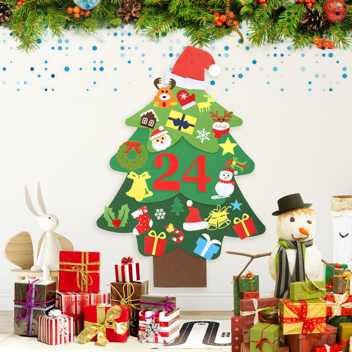 DIY Felt Christmas Tree Merry Christmas Decoration