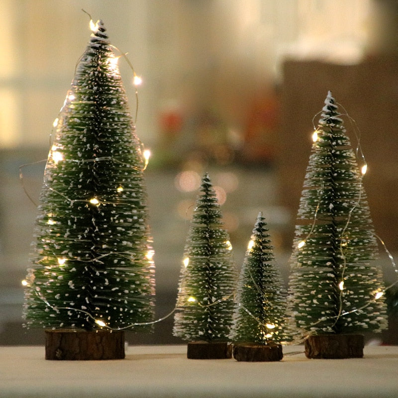 Mini Christmas Tree Snowflakes Artificial Christmas