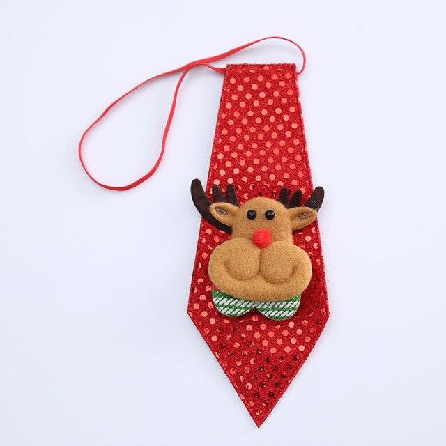 Funny Christmas Tie Sequins Decoration
