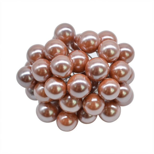 50Pcs/lot Mini Artificial Flower Fruit Stamens Cherry Christmas Plastic Pearl Berries Ornaments - Christmas Trees USA