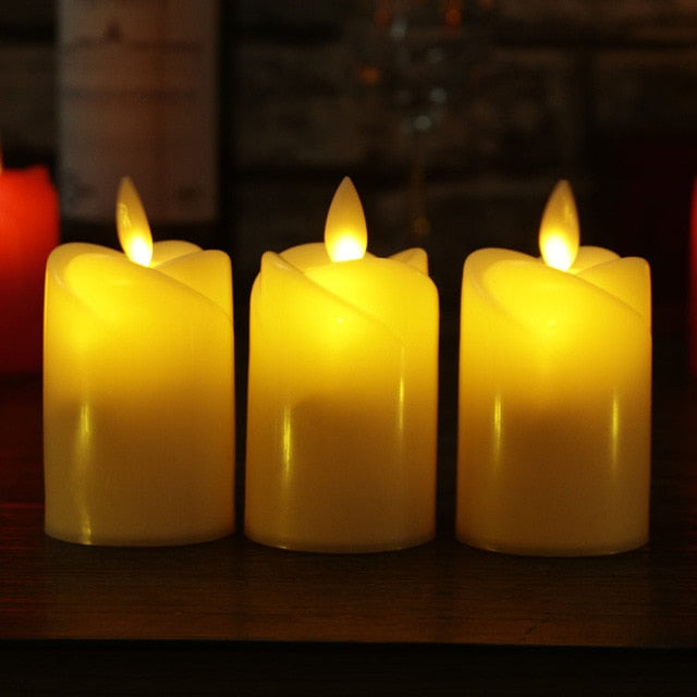 Flameless LED Plastic Candle