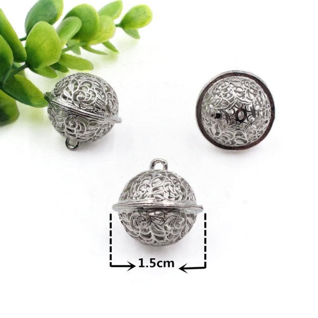 10pcs Hollow Christmas Bells Metal Jingle Bells - Christmas Trees USA