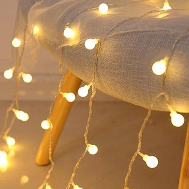 LED Christmas Lights Blossom Flowers LED String Fairy