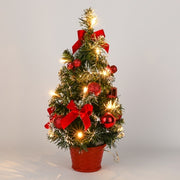 Mini Christmas Trees Colorful LED Fiber Optic