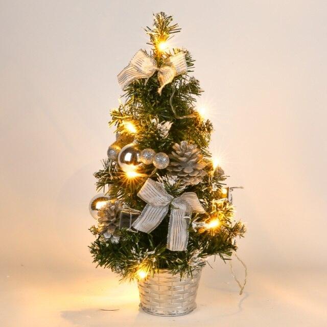 Mini Christmas Trees Colorful LED Fiber Optic