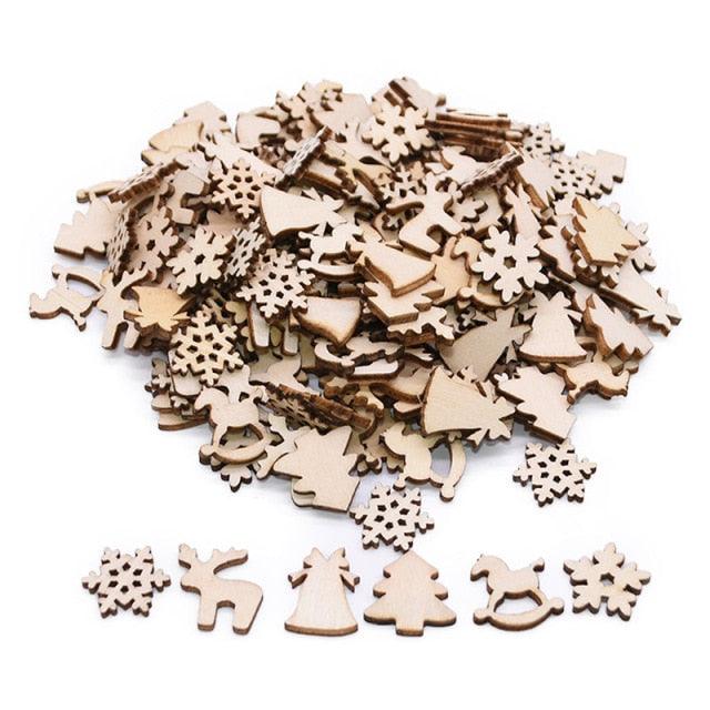 Christmas Wooden Pendants Ornaments