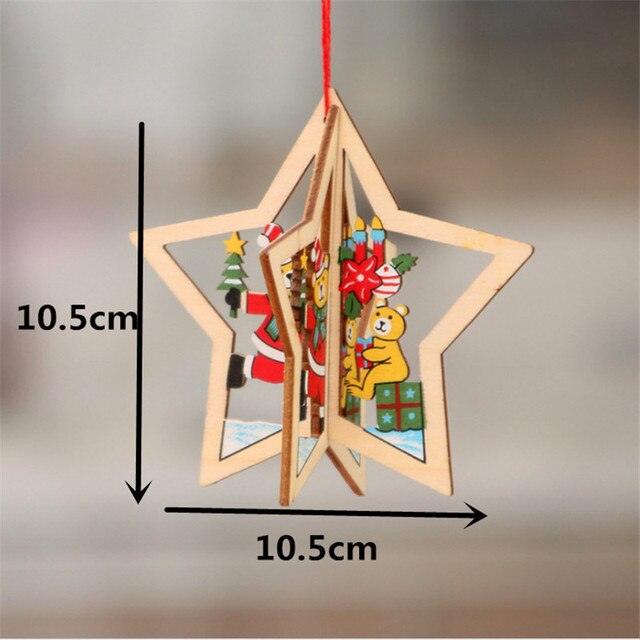 Wooden Christmas Desktop Decoration
