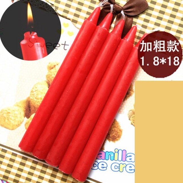 Thanksgiving Candle Red White Romantic Candle
