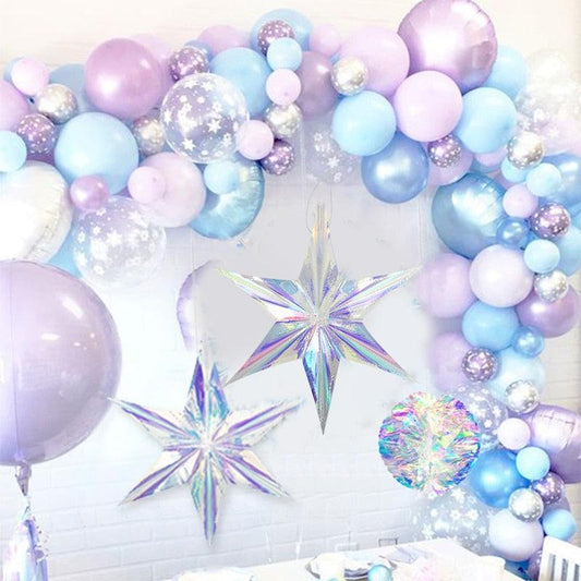 Large Shiny Star Christmas Tree Hanging Ornament