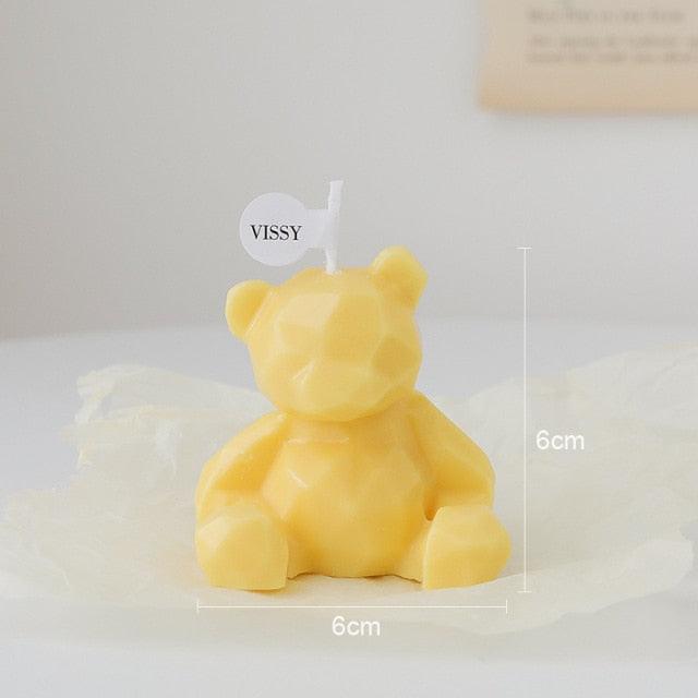 Cute Bear Candle Photo Props Home Decoration Candle