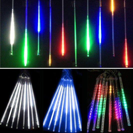30/50cm 8 Tube Outdoor Meteor Shower Rain Christmas LED String Lights - Christmas Trees USA