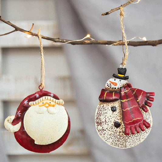 Snowman Santa Claus Angel Ornaments