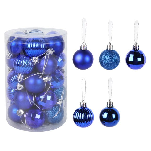Assorted Color Christmas Balls