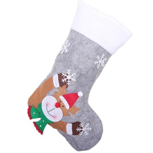 Christmas Stockings Socks Led Light Up Snowman - Christmas Trees USA