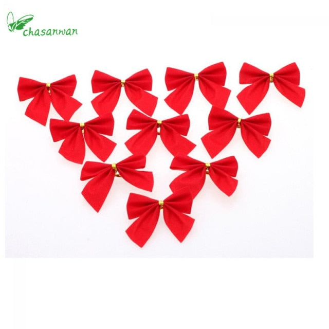 Golden And Silver Bow-knot Ornament