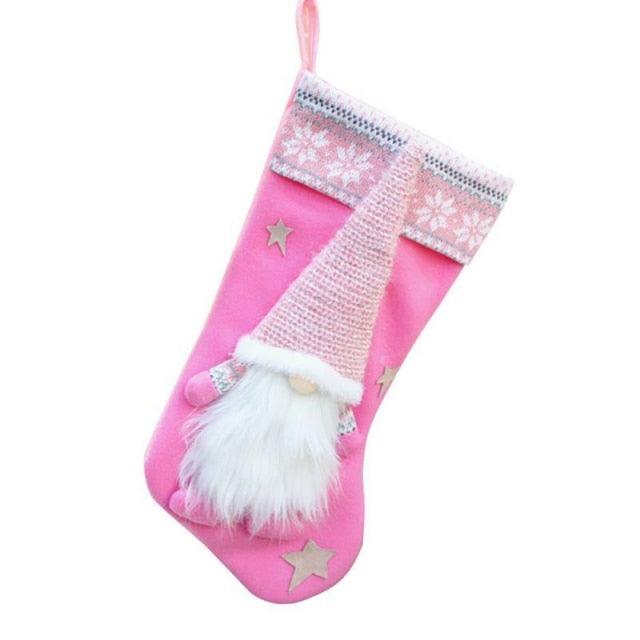 Christmas Tree Ornaments Pink Christmas Socks - Christmas Trees USA