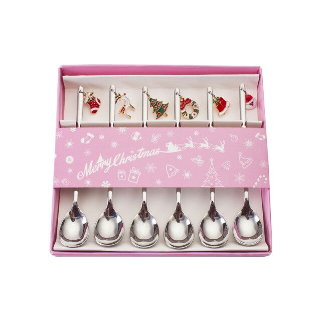 Christmas Ornaments Coffee Spoon