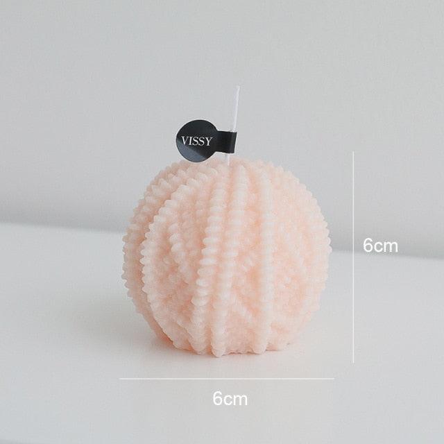 Creative Handmade Big Wool Ball Candle