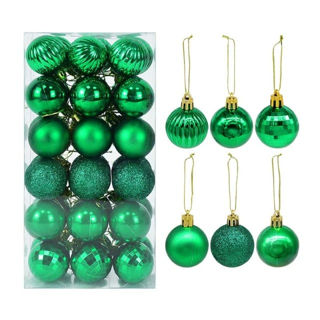 Plastic Christmas Ornament Balls