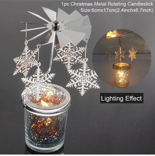 Christmas Rotary Candle Holder Ornament