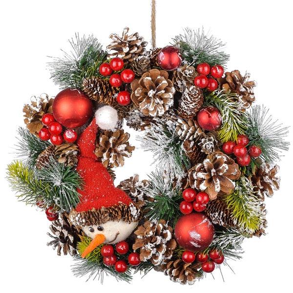 Christmas Wreath Needlework DIY Diamond Embroidery Painting