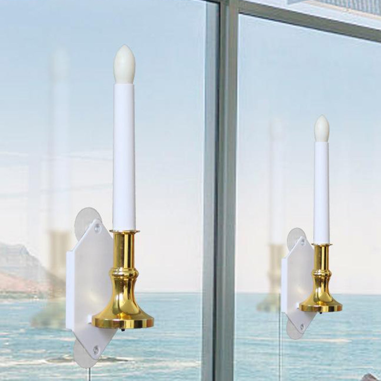 Christmas Window Candle Lights, Solar Powered