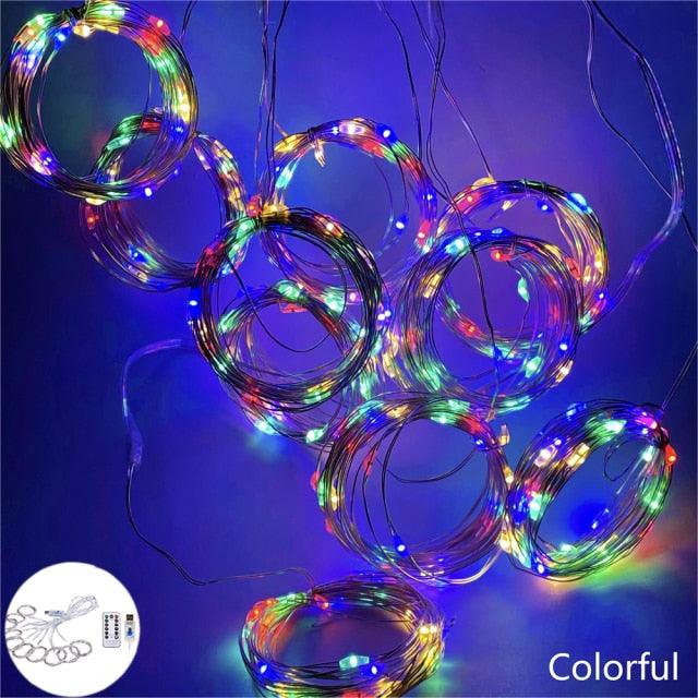 LED Icicle Lights Christmas Tree Decorations - Christmas Trees USA