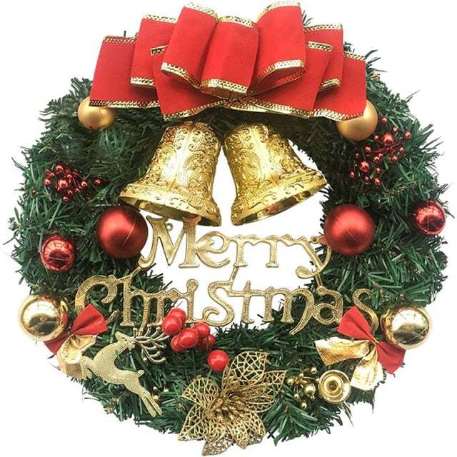 Christmas Bow Wreath - Christmas Trees USA