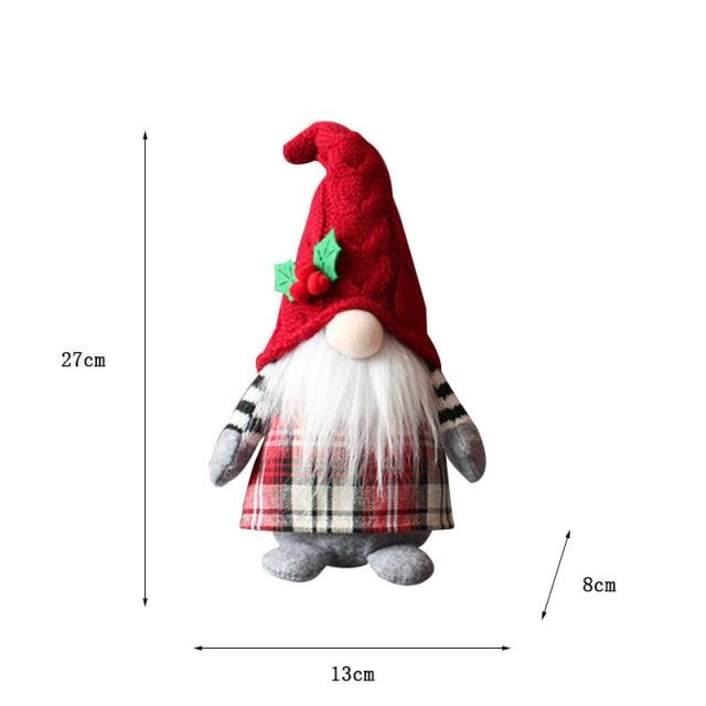 Merry Christmas Decoration for Home Christmas Gnome Santa Doll