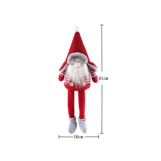 Merry Christmas Decoration for Home Christmas Gnome Santa Doll
