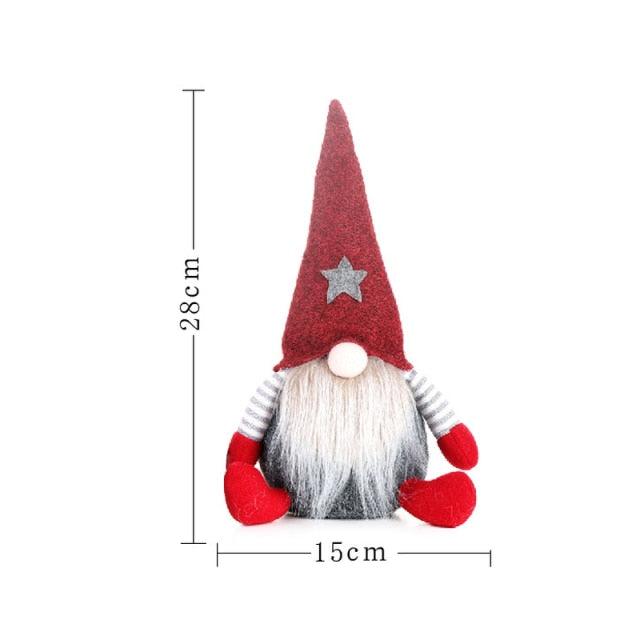 Merry Christmas Decoration for Home Christmas Gnome Santa Doll