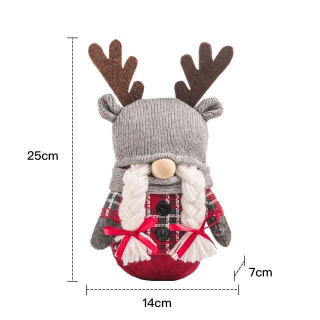 Merry Christmas Decoration for Home Christmas Gnome Santa Doll