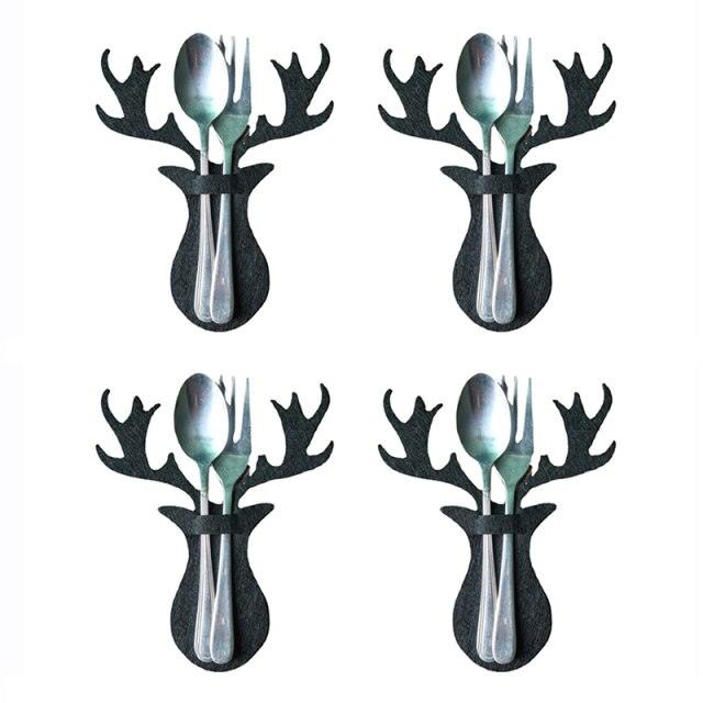 Christmas Tree Cutlery Holder Pad