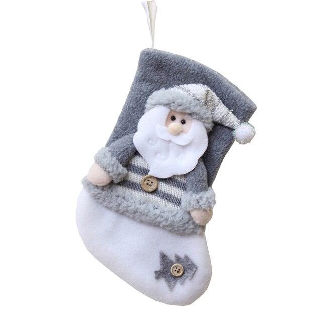 Large Christmas Stockings Knitted Faceless