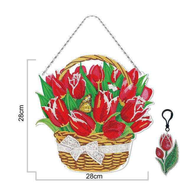 Christmas LED Light Special Shaped Diamond Mosaic Wreath