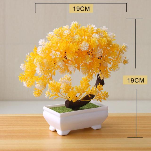 Fake Potted Artificial Bonsai Tree Desk Ornament