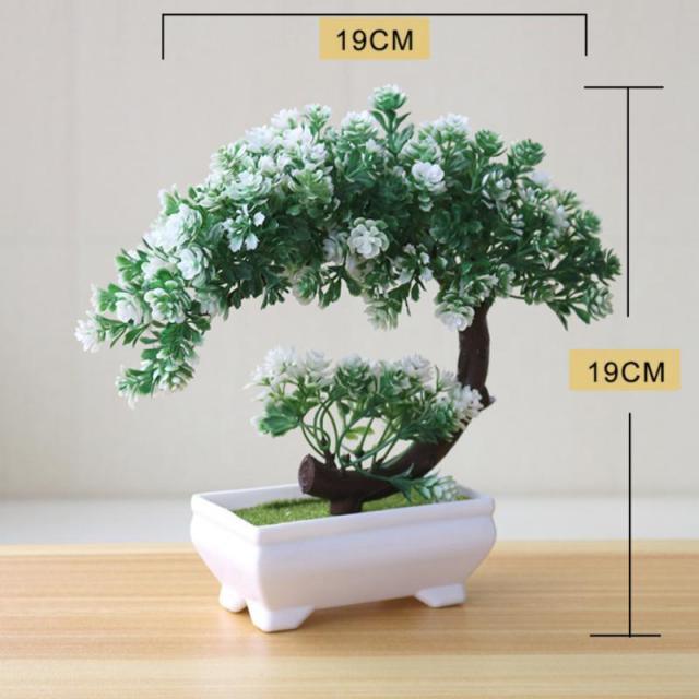 Fake Potted Artificial Bonsai Tree Desk Ornament