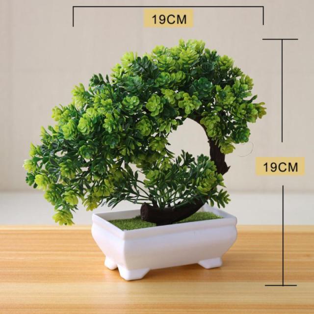 Fake Potted Artificial Bonsai Tree Desk Ornament