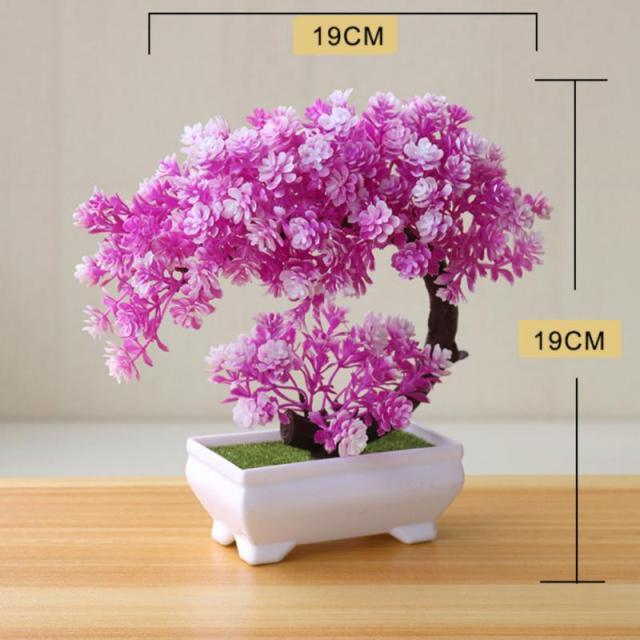 Fake Potted Artificial Bonsai Tree Desk Ornament