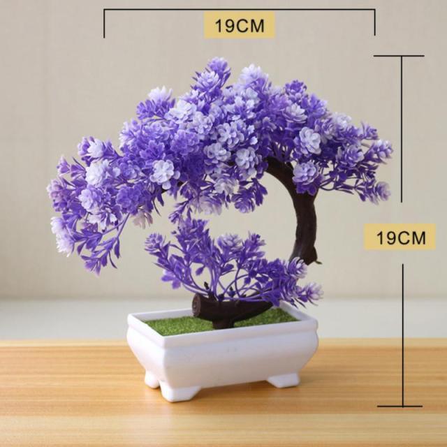 Fake Potted Artificial Bonsai Tree Desk Ornament