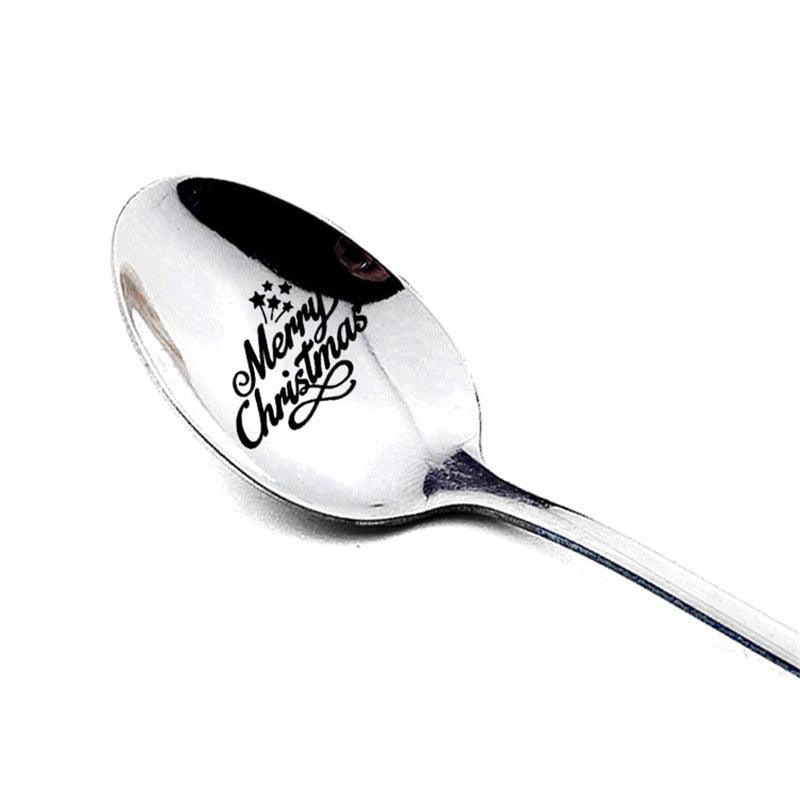 Christmas Spoons Xmas Party Tableware